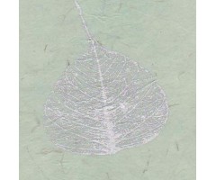 Nepaali paber MUSTRIGA 50x75cm - bodhi, sinakasroheline